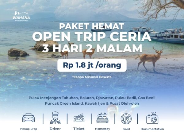 OPEN TRIP CERIA 3D2N ALL IN